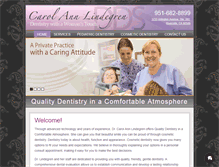 Tablet Screenshot of calmdentistry.com